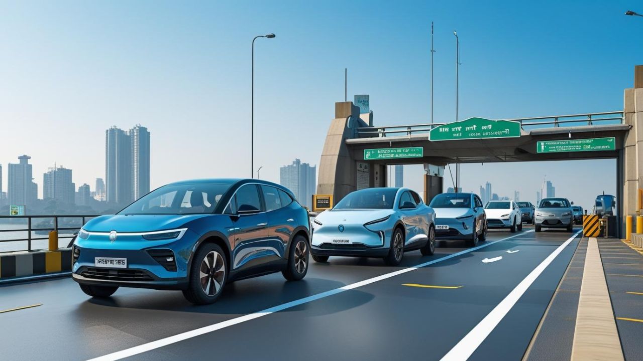 Electric Vehicles Get Toll-Free Access on Atal Setu