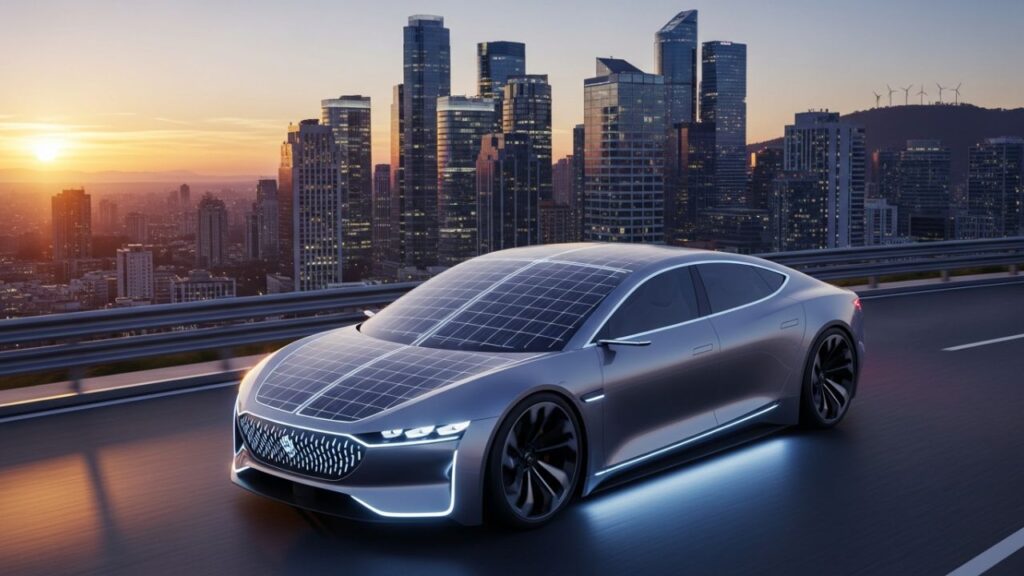 Solar-Powered Electric Cars